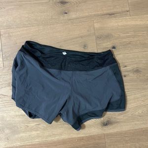 Grey athletic shorts. Size S.